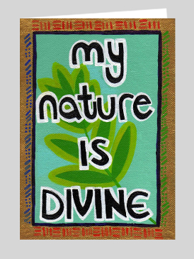 My Nature is Divine Notecard